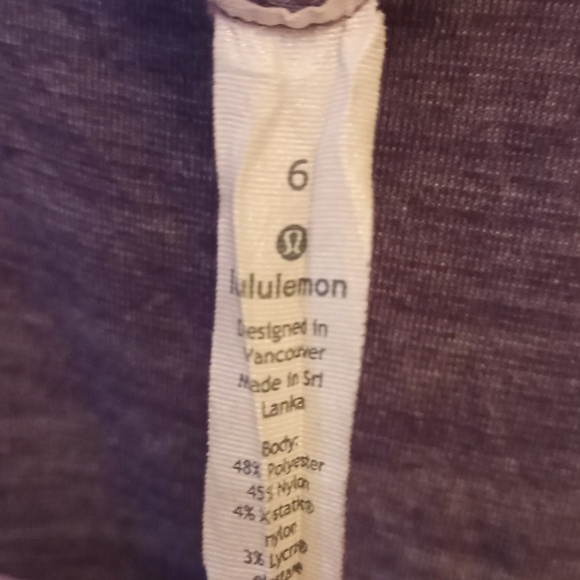 LULULEMON Purple tank top!! - Size 6 - Picture 5 of 5